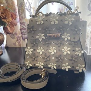 Zac Posen Eartha Floral Appliqué Convertible Backpack